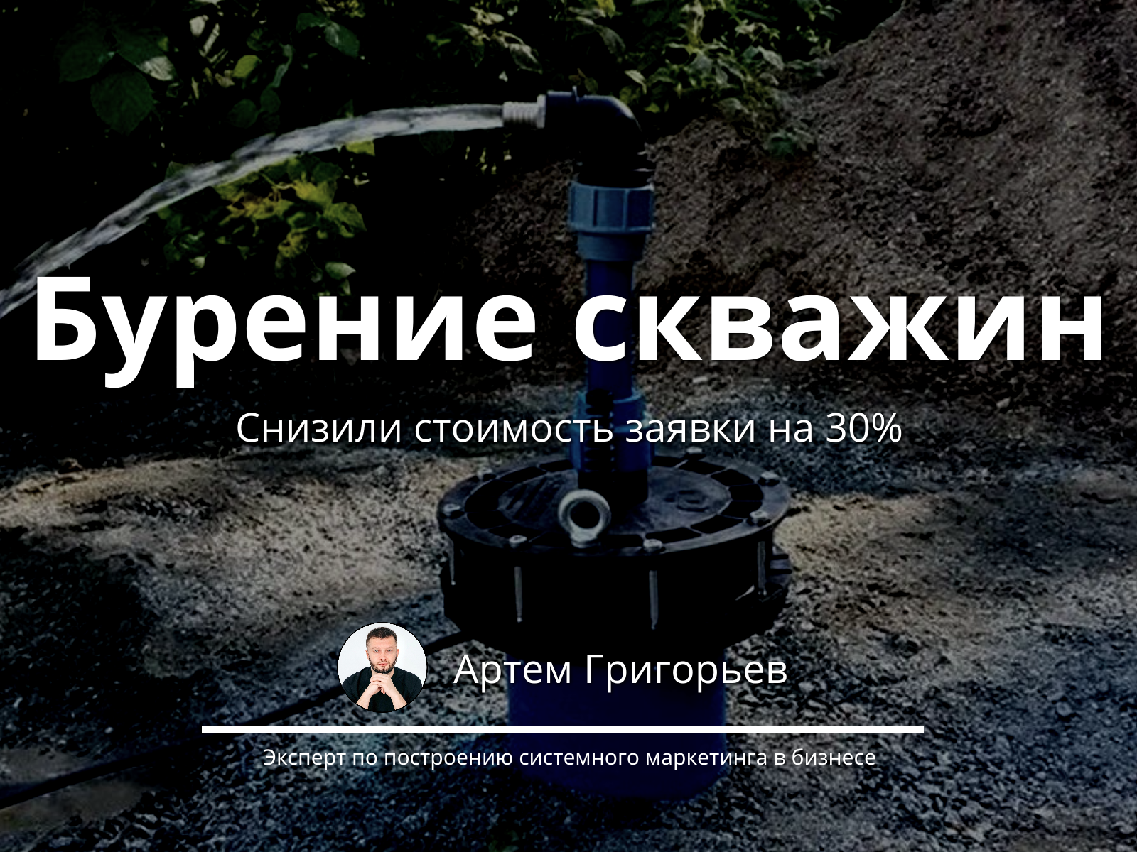 Снижение стоимости заявки на 30% для бурения скважин — 31 лид по 322 ₽