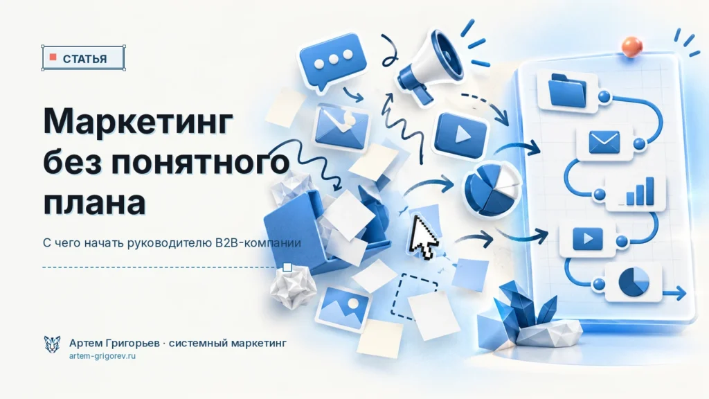 Маркетинг без понятного плана: от разрозненных каналов к системе